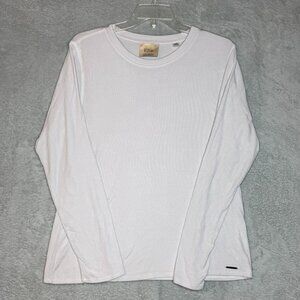 ELIE TAHARI Blouse Women's Size XL Top Long Sleeve White Soft Casual